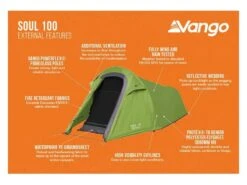 Vango Experience Tent Soul 100 -AvontuurTent Winkel 12 2 vango experience tent soul 100 eigenschapen buitenkant tersoult15077