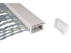 Vliegengordijn PVC Transparant-grijs-blauw -AvontuurTent Winkel 20 2 vliegendordijn pvc transparant grijs blauw 5309680