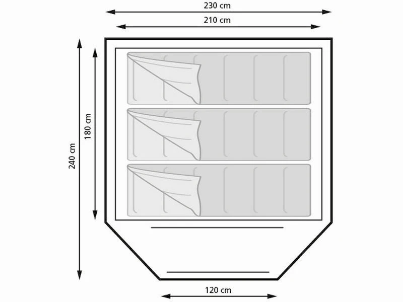 Eurotrail Pop-up Tent Spring 3 4 Eurotrail Pop-up Tent Spring 3 - Afbeelding 4