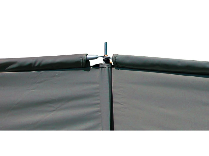 Eurotrail Windscherm Arc 3 500 X 150 Met Ramen Katoen-polyester 2 Eurotrail Windscherm Arc 3 500 X 150 Met Ramen Katoen-polyester - Afbeelding 2