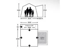 Kampa Opblaasbare Camper-bus Tent Cross Air Tc -AvontuurTent Winkel 41 3 kampa opblaasbare camper bus tent cross air tc afmeting 9120001999