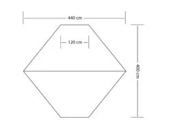 Eurotrail Tarp 5 Wing Katoen-polyester -AvontuurTent Winkel 46 2 eurotrail tarp 5 wing katoen polyester ette0640 2704