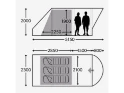 Dometic Opblaasbare Familie Tent Ftc Boracay 301 Tc -AvontuurTent Winkel 5 2 dometic opblaasbare familie tent ftc boracay 301 tc 9120001463