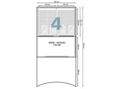 Eurotrail Opblaastent Georgia BTC Air -AvontuurTent Winkel 58 3 eurotrail opblaastent georgia btc air plattegrond ette1136 2701