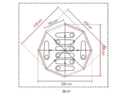 Coleman Familie Tent Octagon Blue-lime -AvontuurTent Winkel 64 3coleman familie tent octagon blue lime 2000035750