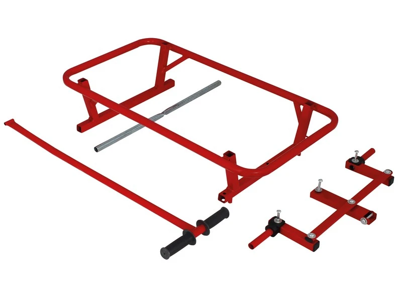 Eurotrail Bolder Wagen Classic Rood Frame 3 Eurotrail Bolder Wagen Classic Rood Frame - Afbeelding 3