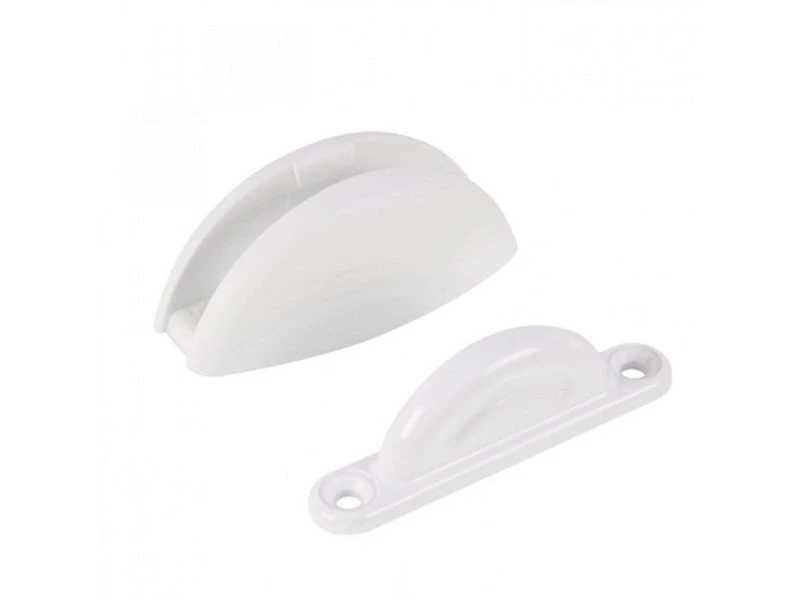 Fjord Outdoor Deurvanger Plopp 2-delig Wit 1 Fjord Outdoor Deurvanger Plopp 2-delig Wit