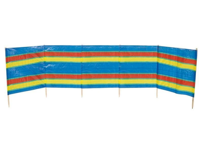 Bo-Camp Strandwindscherm 5-Vaks 4,6x0,9 Meter 1 Bo-Camp Strandwindscherm 5-Vaks 4,6x0,9 Meter