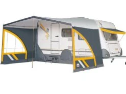 Dorema Caravanluifel Panorama -AvontuurTent Winkel dorema caravan luifel panorama antraciet geel panorama 4